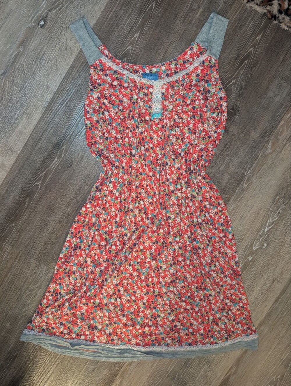 Vintage Vera Wang Floral Babydoll Dress